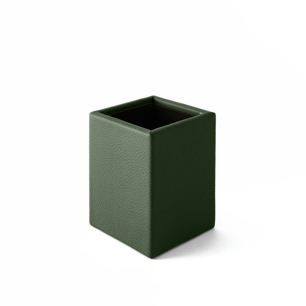 Portapenne in Pelle da Scrivania Atena di Eglooh - Vera Pelle Verde