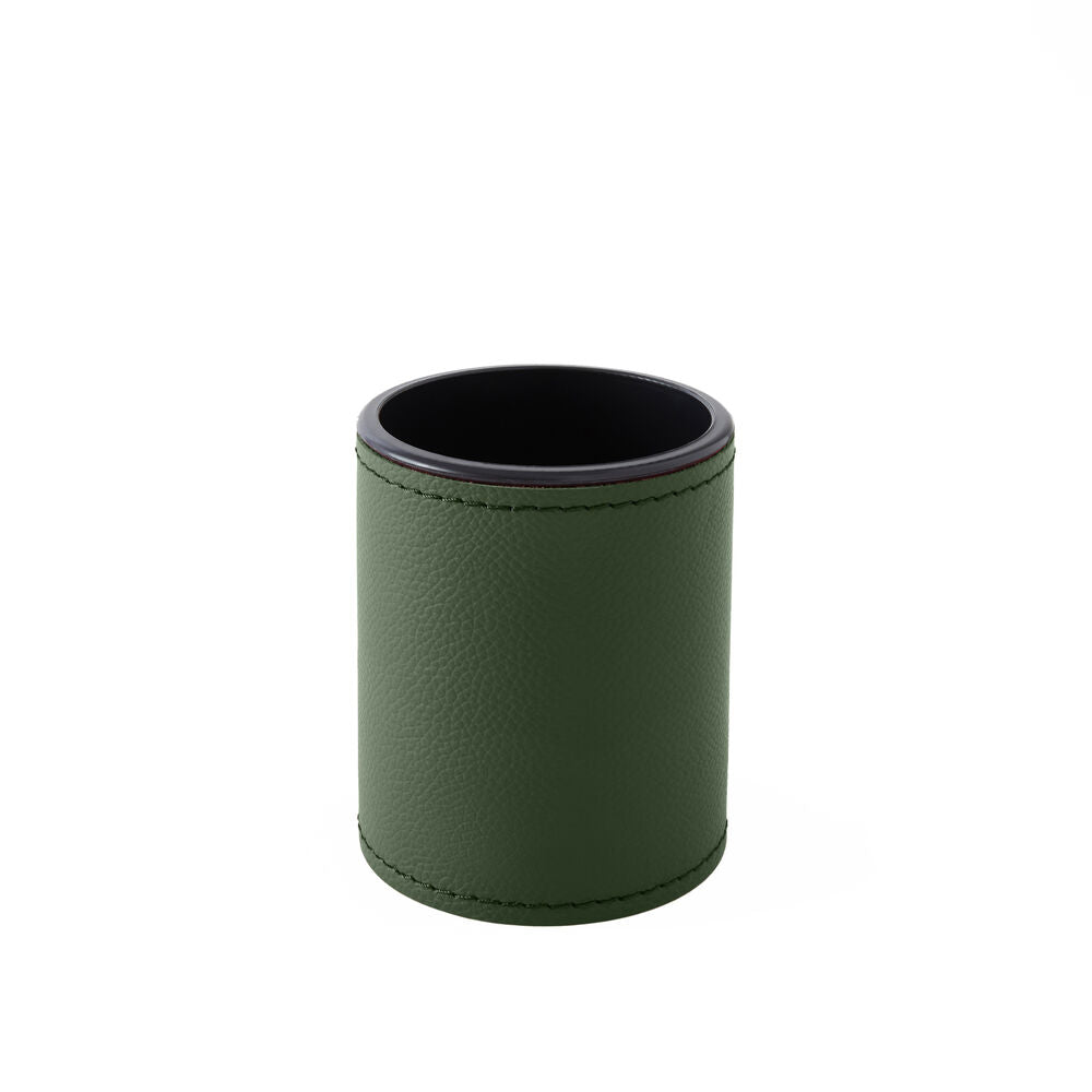 Portapenne in Pelle da Scrivania Zefiro di Eglooh - Vera Pelle Verde