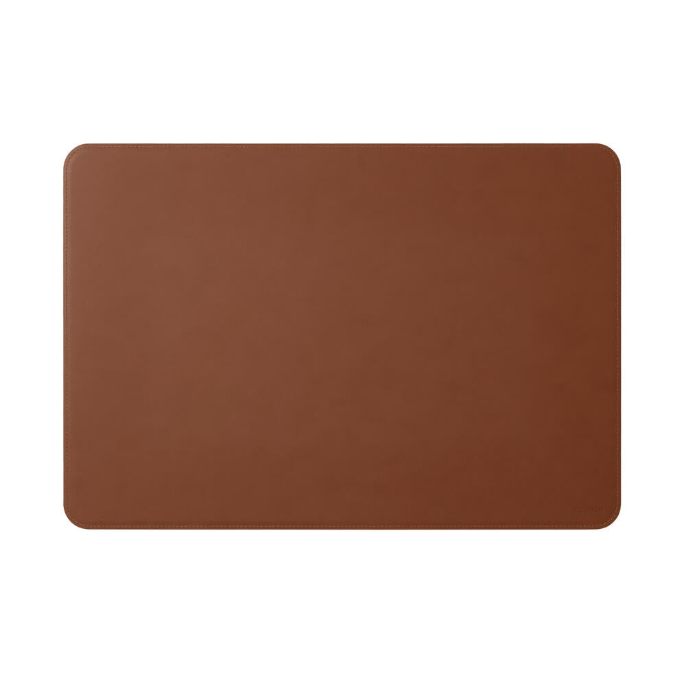 Sottomano Scrivania Hermes di Eglooh - Cuoio Marrone Naturale