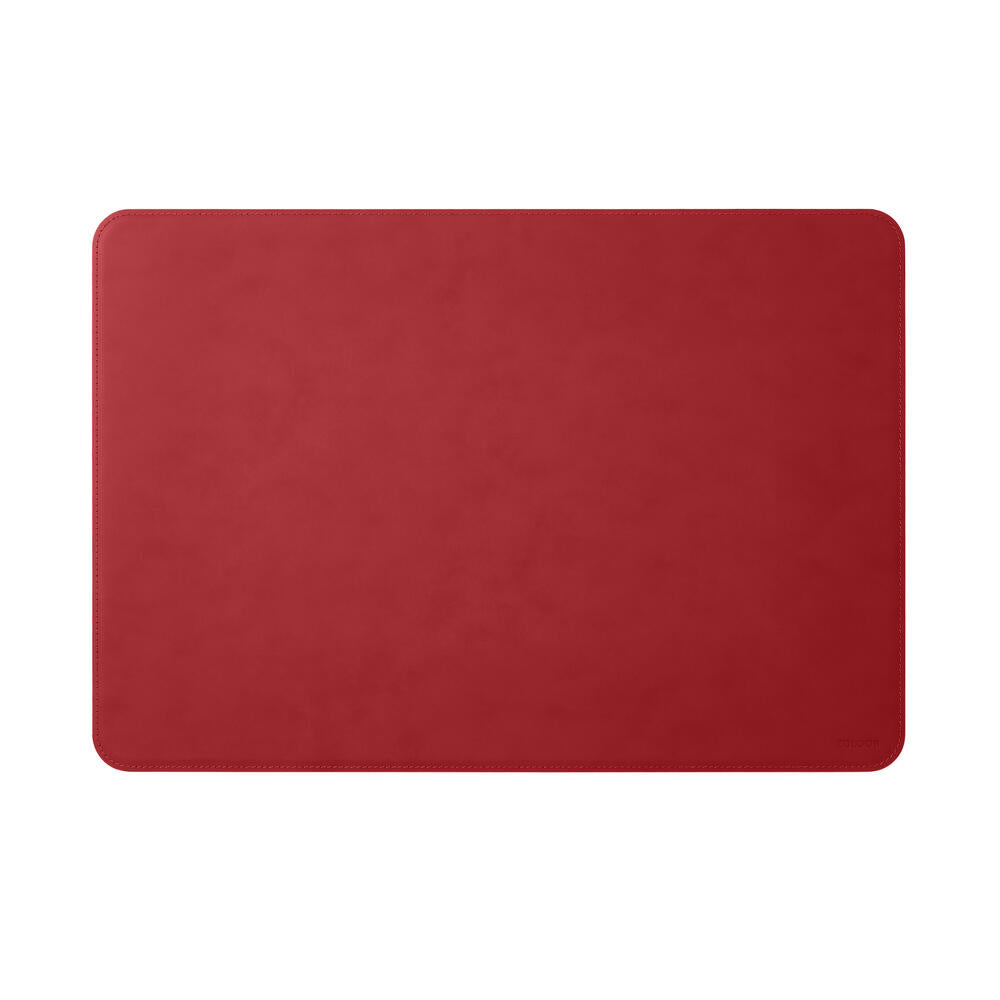 Sottomano Scrivania Hermes di Eglooh - Cuoio Rosso Ferrari