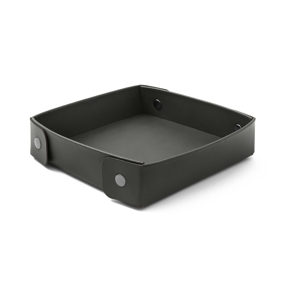 Svuotatasche Moderno Perseo di Eglooh - Cuoio Grigio Antracite