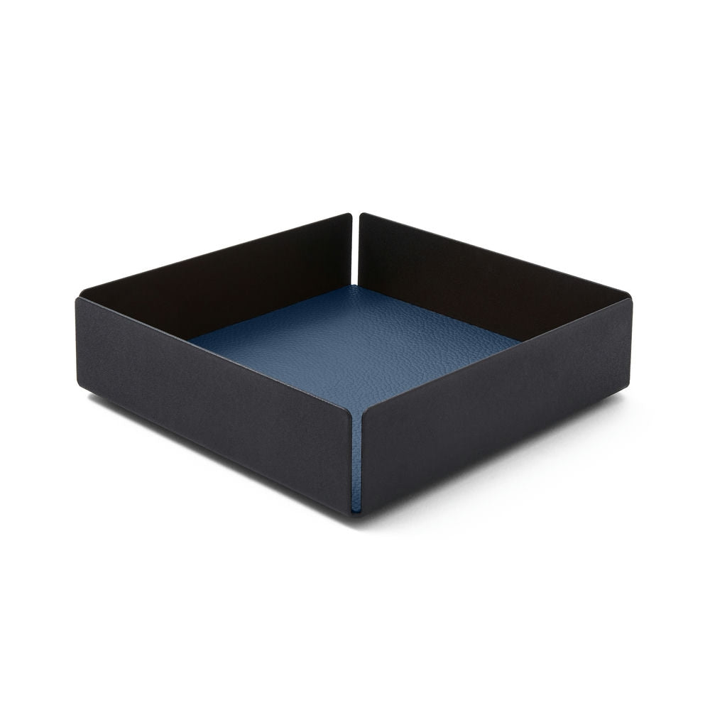 Svuotatasche Moderno in Pelle Dafne di Eglooh - Vera Pelle Blu