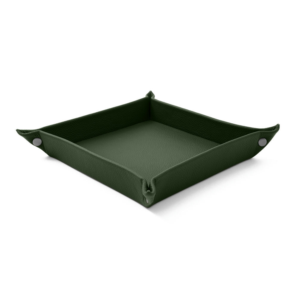 Svuotatasche Moderno in Pelle Iris di Eglooh - Vera Pelle Verde
