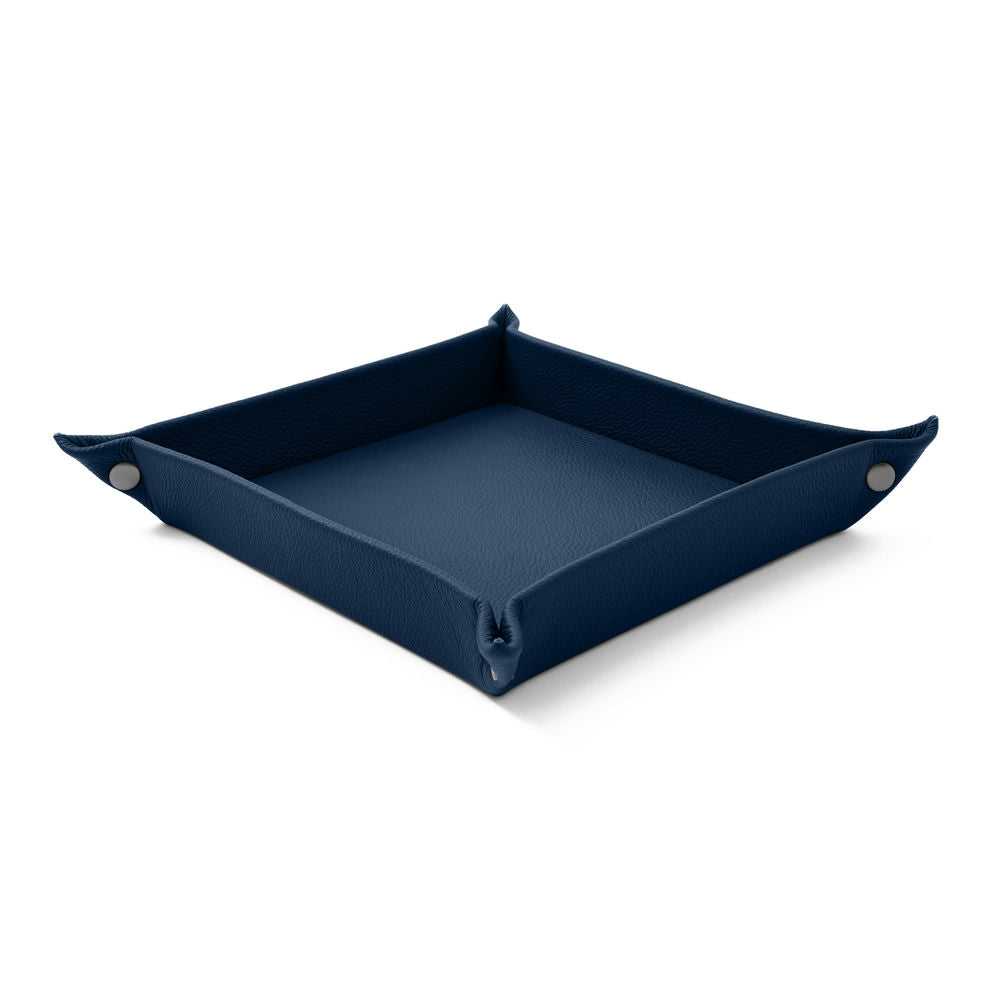 Svuotatasche Moderno in Pelle Iris di Eglooh - Vera Pelle Blu