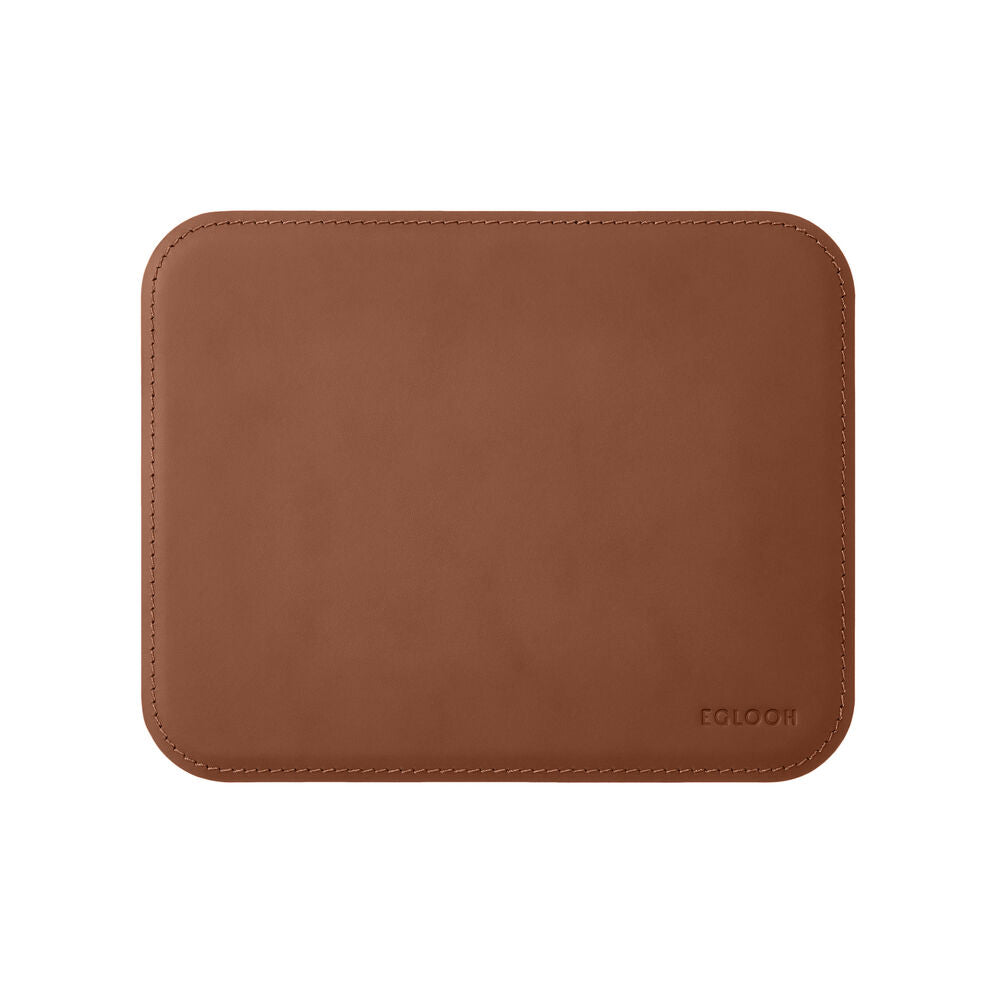 Tappetino Mouse Hermes di Eglooh - Cuoio Marrone Naturale