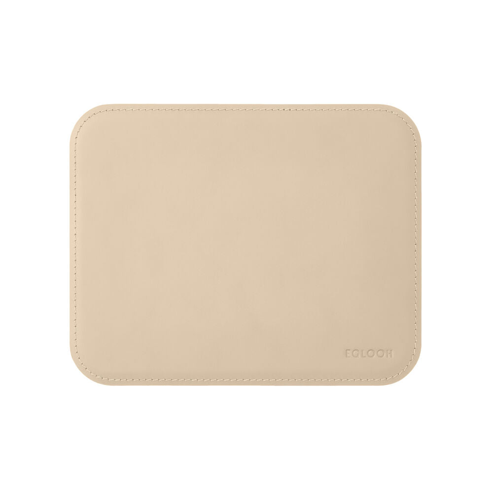 Tappetino Mouse Hermes di Eglooh - Cuoio Beige