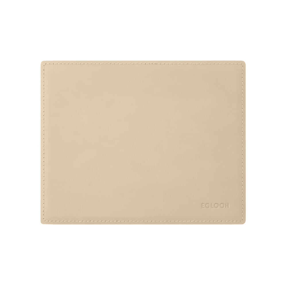 Tappetino Mouse Mercurio di Eglooh - Cuoio Beige
