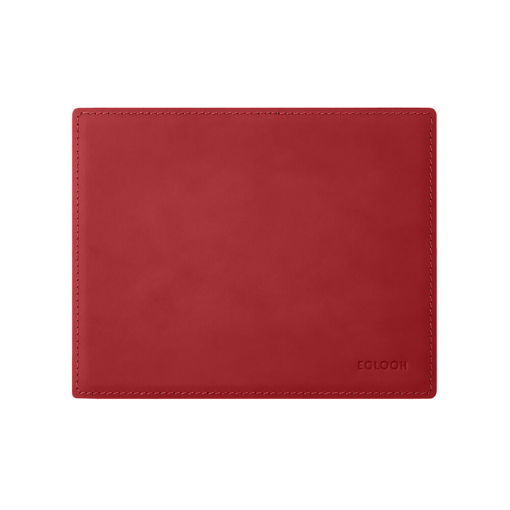 Tappetino Mouse Mercurio di Eglooh - Cuoio Rosso Ferrari