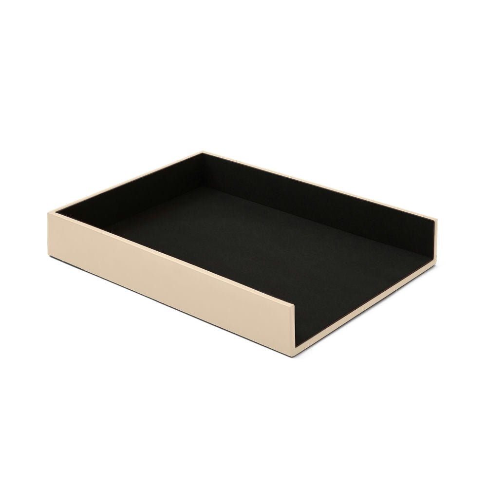 Vaschetta Portadocumenti Minerva di Eglooh - Cuoio Beige