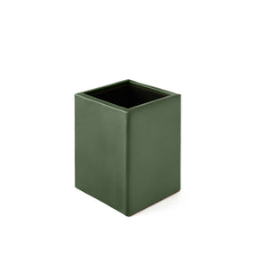 Portapenne da Scrivania Minerva di Eglooh - Cuoio Verde