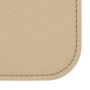 Sottomano in Pelle Oceano di Eglooh - Vera Pelle Beige - Dettaglio Cucitura