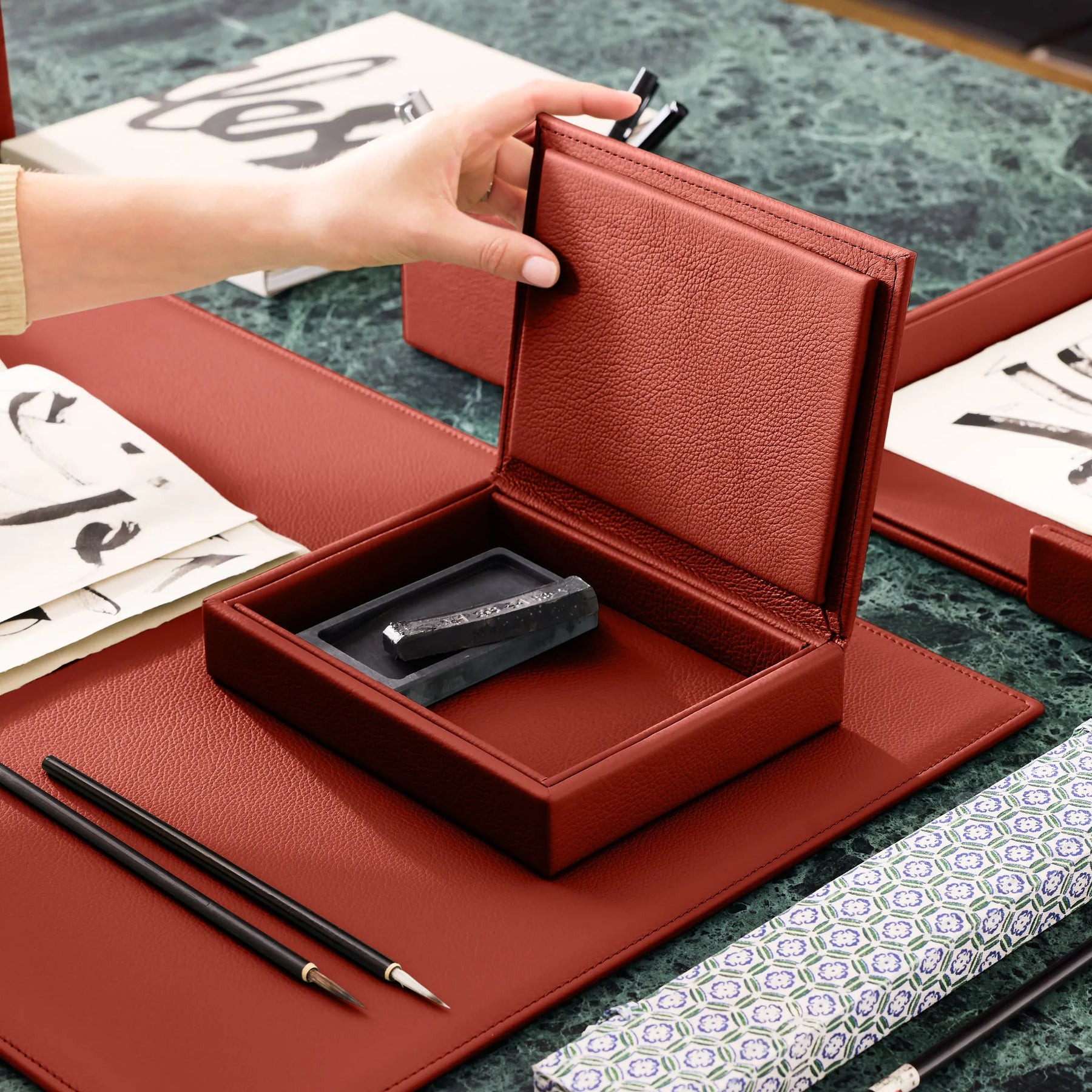 Valet Tray wit Lid Maia