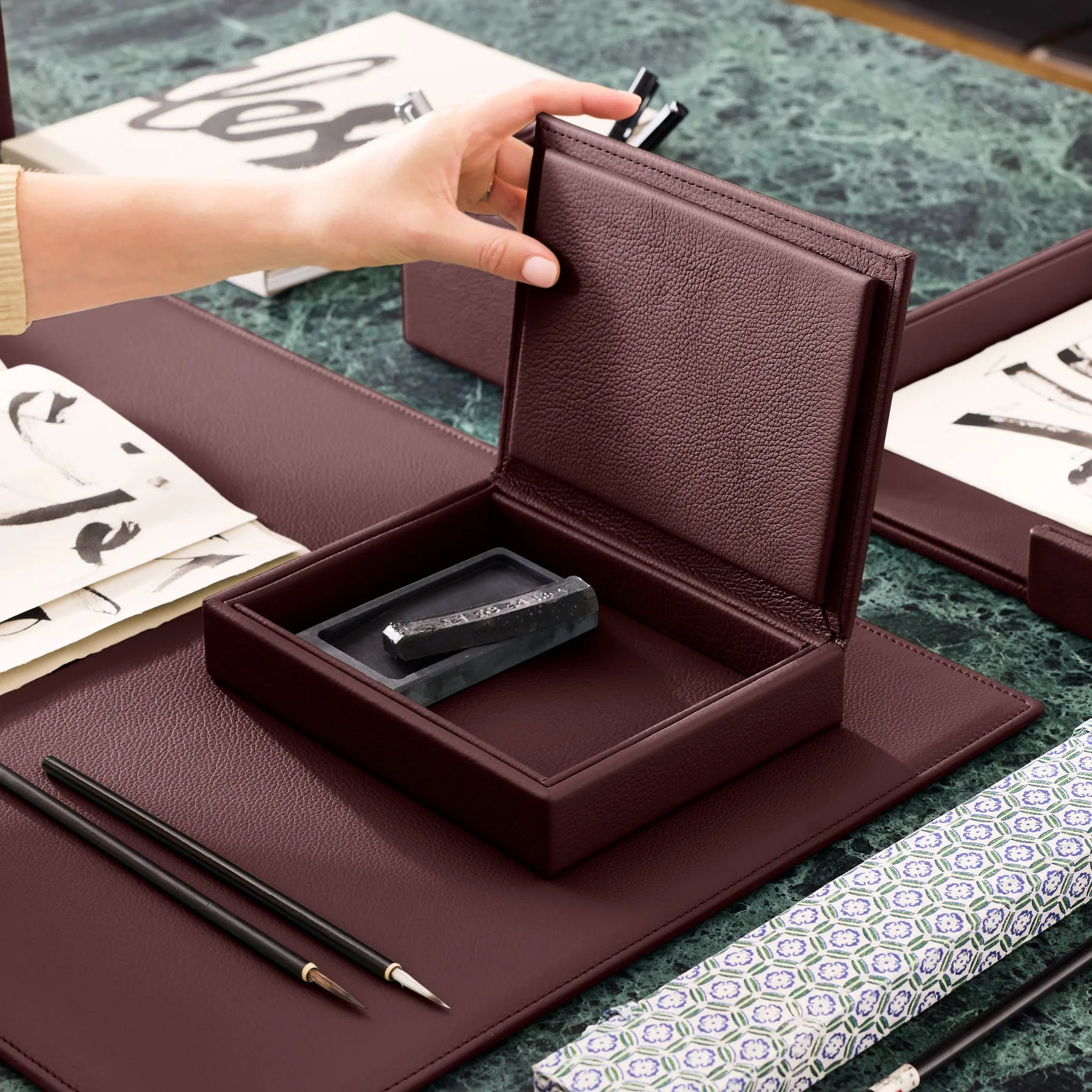 Valet Tray wit Lid Maia