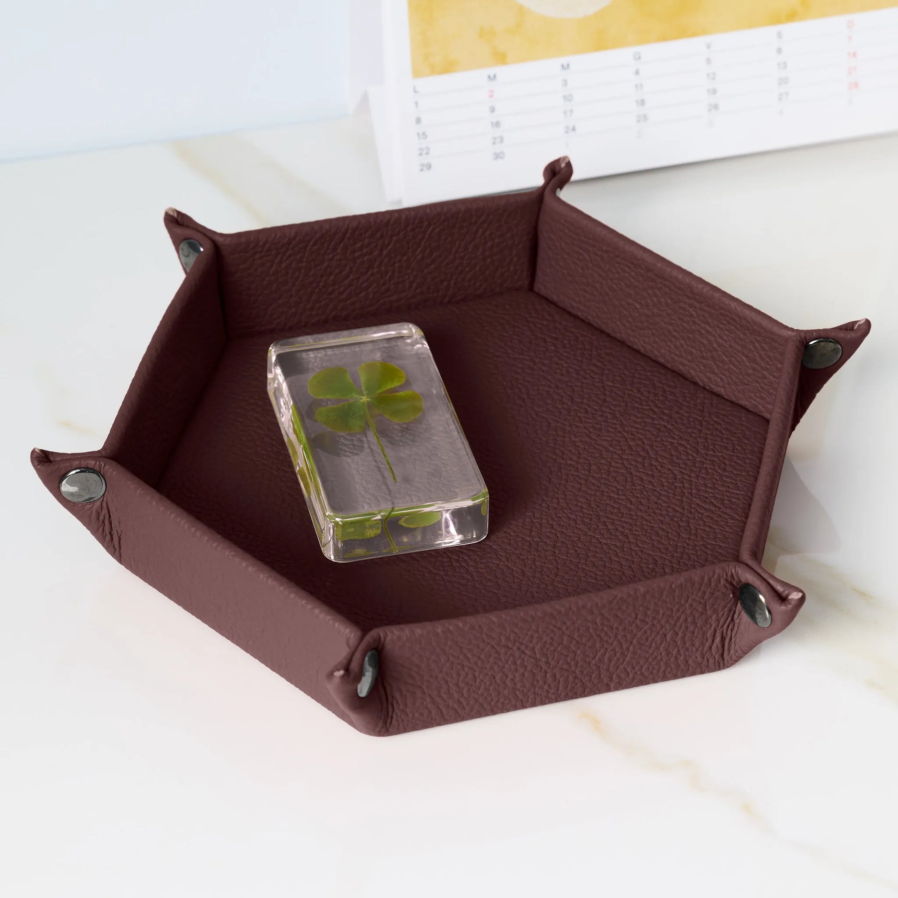Taschenleerer Iris Sechseckiger