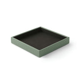 Svuotatasche Moderno in Pelle Atena Large di Eglooh - Vera Pelle Verde Salvia