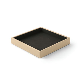 Svuotatasche Moderno in Pelle Atena Large di Eglooh - Vera Pelle Beige