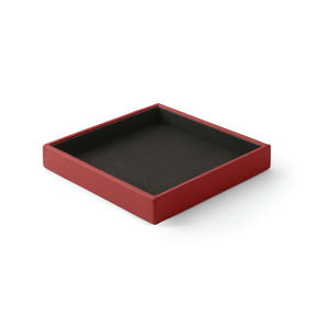 Svuotatasche Moderno in Pelle Atena Large di Eglooh - Vera Pelle Rosso Ferrari