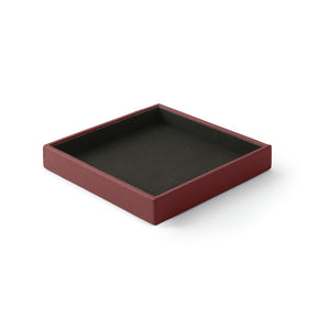 Svuotatasche Moderno in Pelle Atena Large di Eglooh - Vera Pelle Rosso Bordeaux
