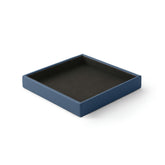Svuotatasche Moderno in Pelle Atena Large di Eglooh - Vera Pelle Blu