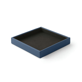 Svuotatasche Moderno in Pelle Atena Large di Eglooh - Vera Pelle Blu