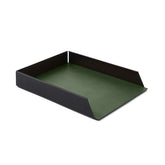 Vaschetta Portadocumenti Moire di Eglooh - Cuoio Verde