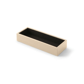 Vassoio Portapenne da Scrivania Minerva di Eglooh - Cuoio Beige