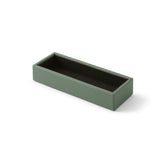 Vassoio Portapenne in Pelle da Scrivania Atena di Eglooh - Vera Pelle Verde Salvia