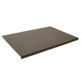 Sottomano Scrivania Calliope Deluxe di Eglooh - Cuoio Grigio Talpa e Cuciture Verdi