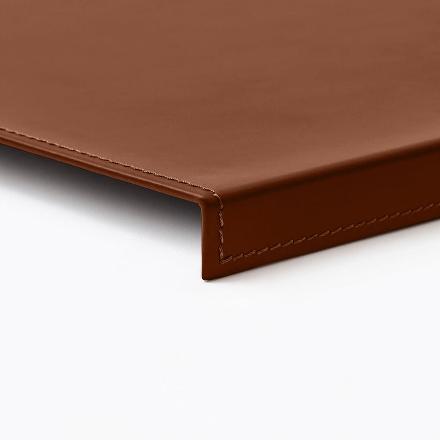 Eglooh - Sottomano Scrivania Ufficio In Cuoio Nero - Cm 50x35 - 12