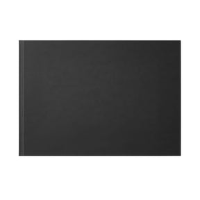 Sottomano Scrivania Clio Deluxe di Eglooh - Cuoio Nero e Cuciture Bianche