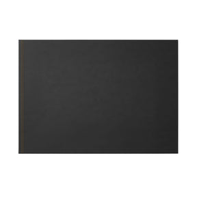 Sottomano Scrivania Clio Deluxe di Eglooh - Cuoio Nero e Cuciture Gialle