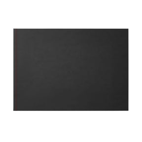 Sottomano Scrivania Clio Deluxe di Eglooh - Cuoio Nero e Cuciture Rosse
