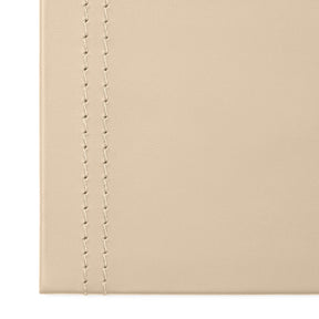 Sottomano Scrivania Clio di Eglooh - Cuoio Beige - Dettaglio Cucitura