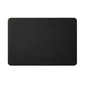 Sottomano Scrivania Hermes Deluxe di Eglooh - Cuoio Nero e Cuciture Gialle