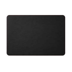Sottomano Scrivania Hermes Deluxe di Eglooh - Cuoio Nero e Cuciture Rosse