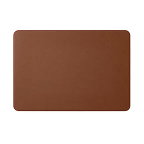 Sottomano Scrivania Hermes Deluxe di Eglooh - Cuoio Marrone Naturale e Cuciture Rosse