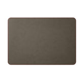 Sottomano Scrivania Hermes Deluxe di Eglooh - Cuoio Grigio Talpa e Cuciture Rosse