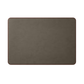 Sottomano Scrivania Hermes Deluxe di Eglooh - Cuoio Grigio Talpa e Cuciture Rosse