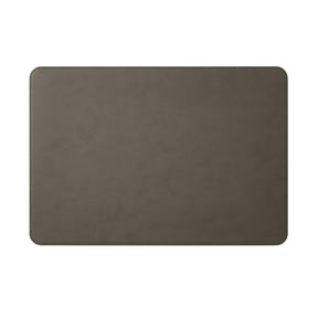 Sottomano Scrivania Hermes Deluxe di Eglooh - Cuoio Grigio Talpa e Cuciture Verdi