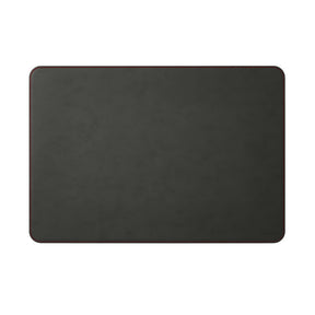 Sottomano Scrivania Hermes Deluxe di Eglooh - Cuoio Grigio Antracite e Cuciture Rosse