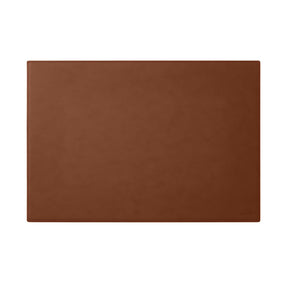 Sottomano Scrivania Mercurio Deluxe di Eglooh - Cuoio Marrone Naturale e Cuciture Rosse
