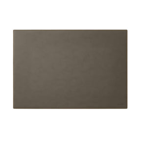 Sottomano Scrivania Mercurio Deluxe di Eglooh - Cuoio Grigio Talpa e Cuciture Gialle