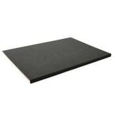 Sottomano Scrivania Urania Deluxe di Eglooh - Cuoio Grigio Antracite e Cuciture Rosse