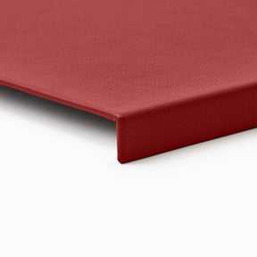 Sottomano in Pelle Adamantis di Eglooh - Vera Pelle Rosso Ferrari - Dettaglio Bordo