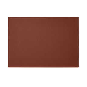 Sottomano in Pelle Palladio Deluxe di Eglooh - Vera Pelle Marrone Naturale e Cuciture Rosse