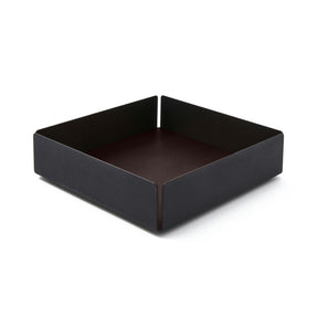 Svuotatasche Moderno Moire di Eglooh - Cuoio Marrone Scuro