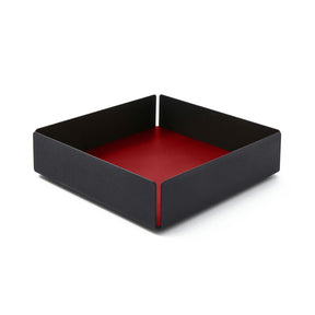 Svuotatasche Moderno Moire di Eglooh - Cuoio Rosso Ferrari