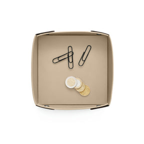 Svuotatasche Moderno Perseo di Eglooh - Cuoio Beige - Zoom Dall'Alto