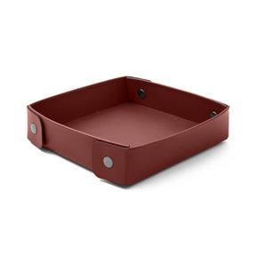Svuotatasche Moderno Perseo di Eglooh - Cuoio Rosso Bordeaux