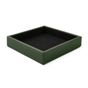 Svuotatasche Moderno in Pelle Atena di Eglooh - Vera Pelle Verde